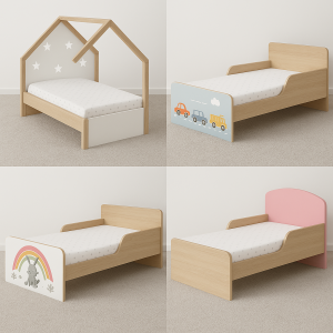 camas de melamina para niños